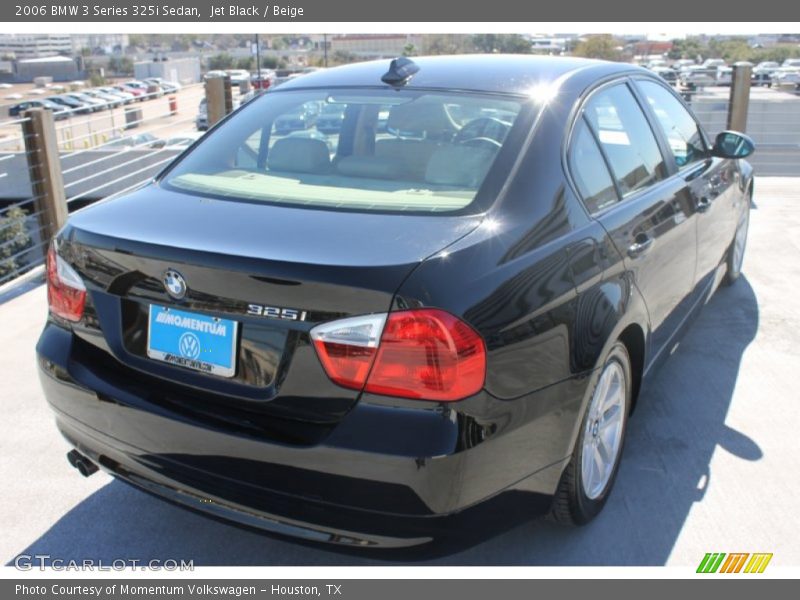 Jet Black / Beige 2006 BMW 3 Series 325i Sedan