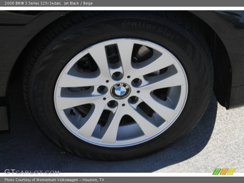 Jet Black / Beige 2006 BMW 3 Series 325i Sedan