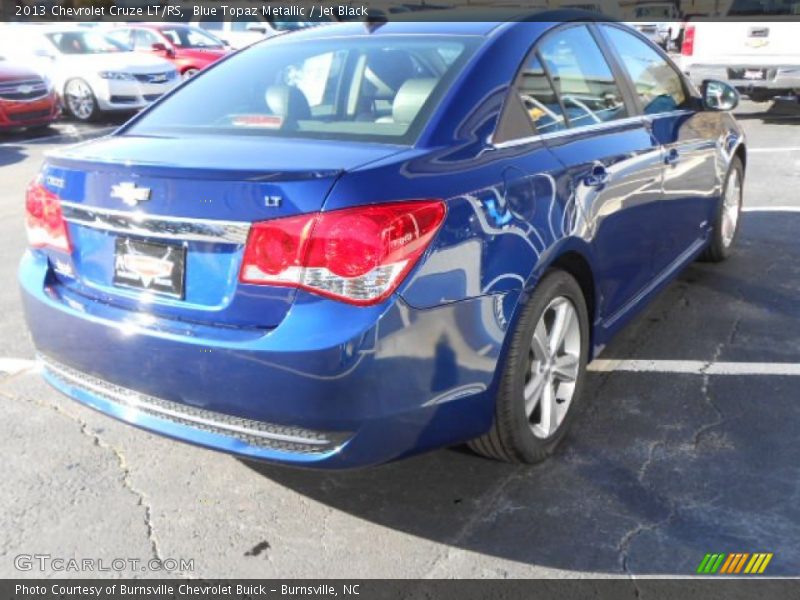 Blue Topaz Metallic / Jet Black 2013 Chevrolet Cruze LT/RS