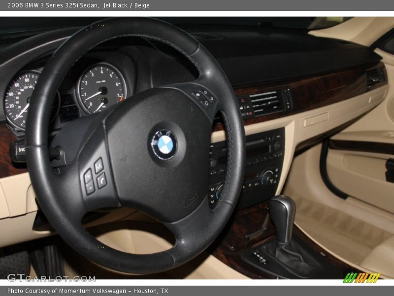 Jet Black / Beige 2006 BMW 3 Series 325i Sedan