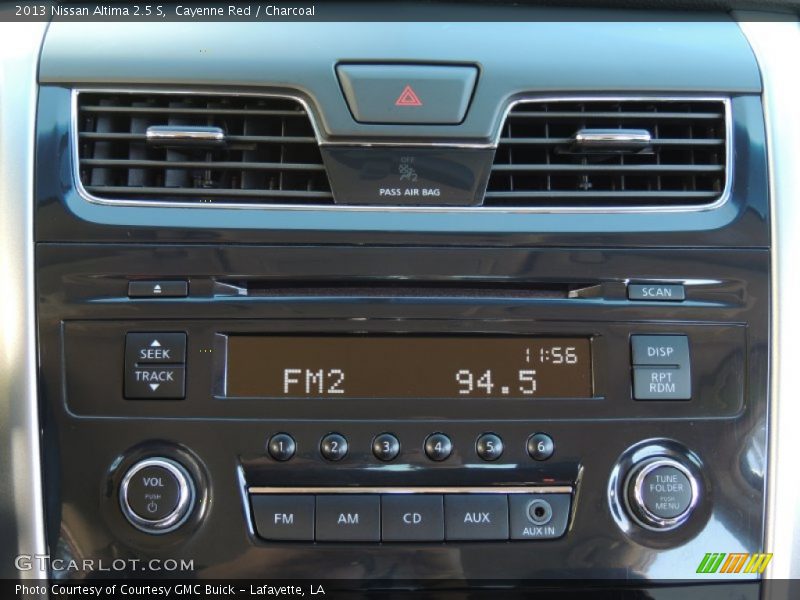 Cayenne Red / Charcoal 2013 Nissan Altima 2.5 S