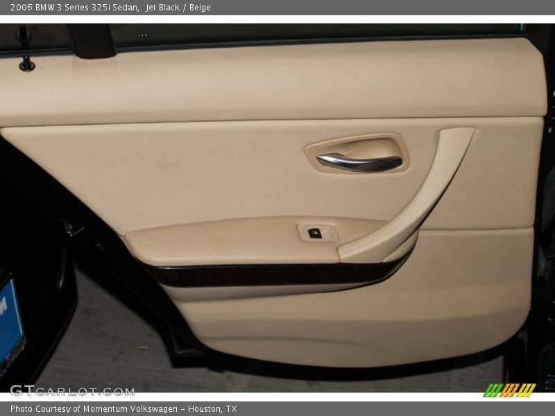 Jet Black / Beige 2006 BMW 3 Series 325i Sedan