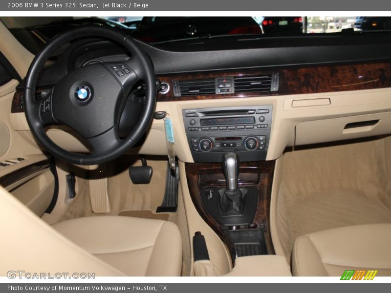 Jet Black / Beige 2006 BMW 3 Series 325i Sedan