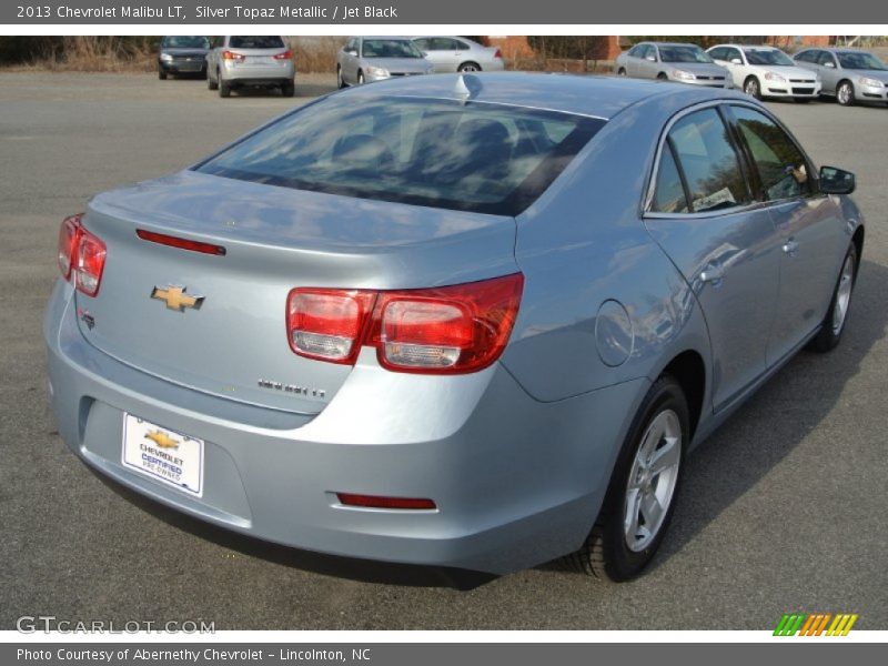 Silver Topaz Metallic / Jet Black 2013 Chevrolet Malibu LT