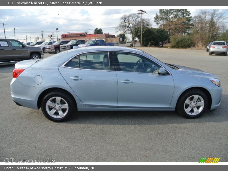 Silver Topaz Metallic / Jet Black 2013 Chevrolet Malibu LT