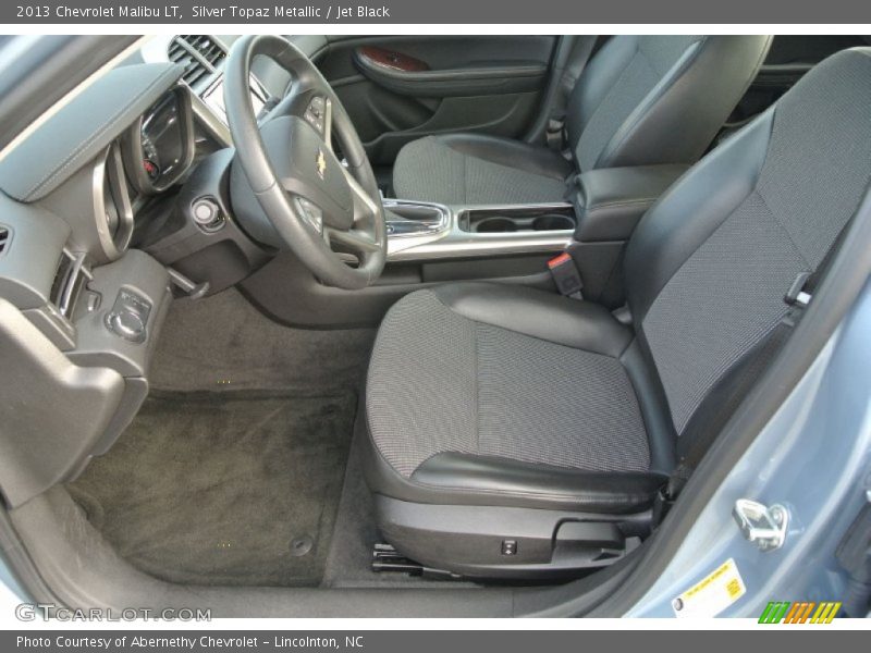 Silver Topaz Metallic / Jet Black 2013 Chevrolet Malibu LT