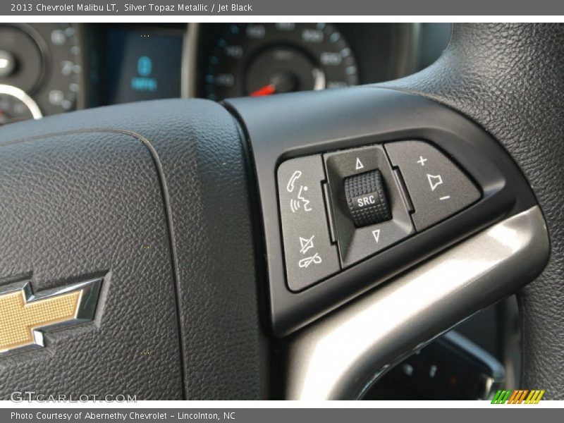 Silver Topaz Metallic / Jet Black 2013 Chevrolet Malibu LT