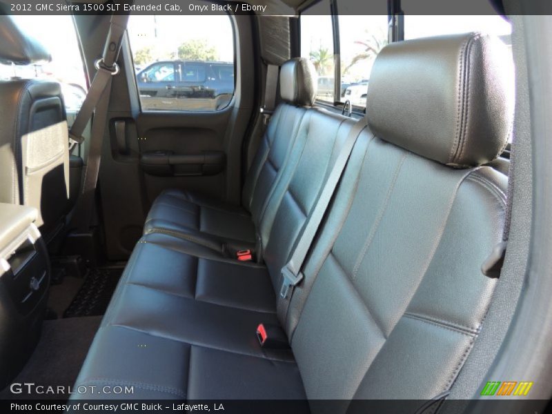 Onyx Black / Ebony 2012 GMC Sierra 1500 SLT Extended Cab