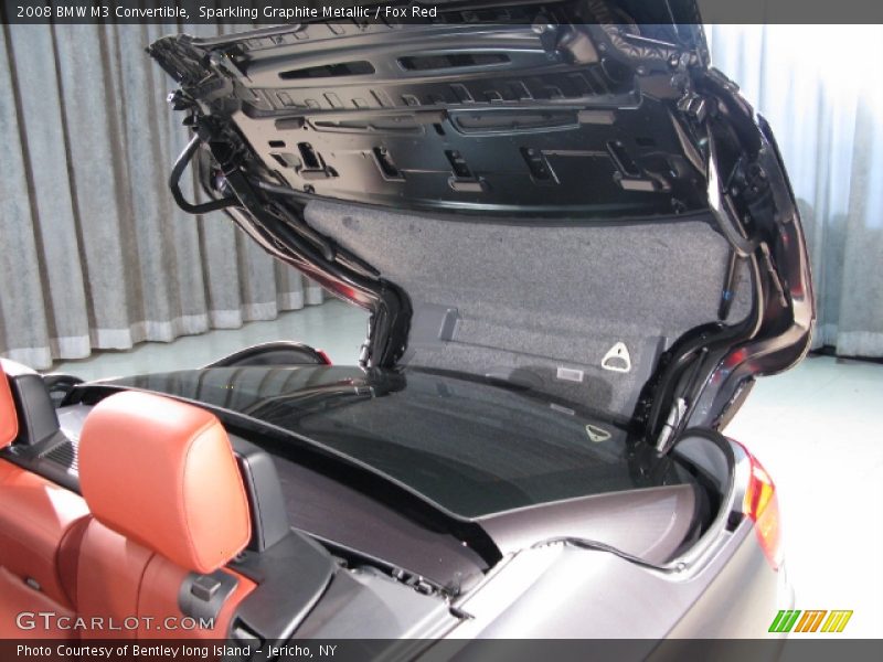 Sparkling Graphite Metallic / Fox Red 2008 BMW M3 Convertible