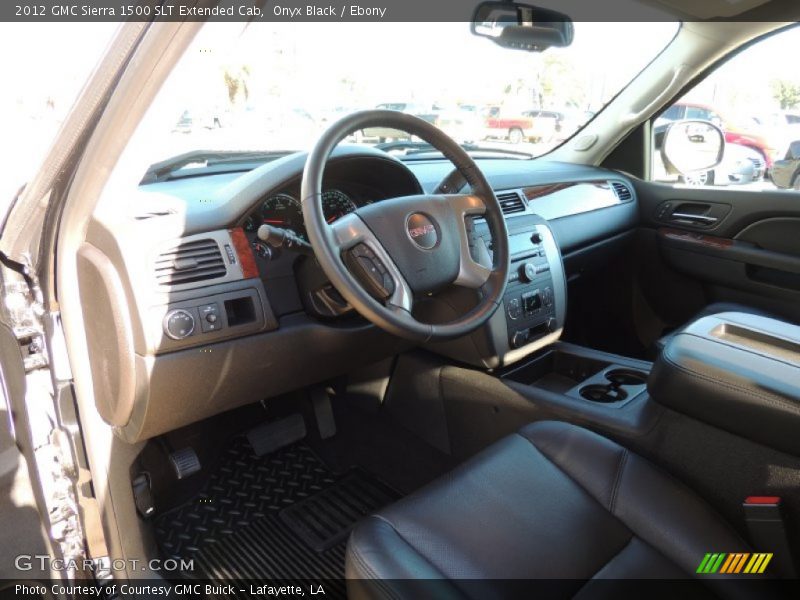 Onyx Black / Ebony 2012 GMC Sierra 1500 SLT Extended Cab