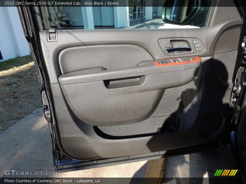 Onyx Black / Ebony 2012 GMC Sierra 1500 SLT Extended Cab