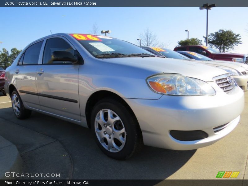 Silver Streak Mica / Stone 2006 Toyota Corolla CE