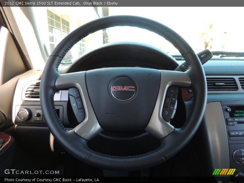 Onyx Black / Ebony 2012 GMC Sierra 1500 SLT Extended Cab