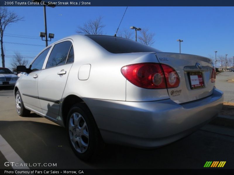 Silver Streak Mica / Stone 2006 Toyota Corolla CE