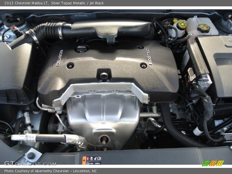 Silver Topaz Metallic / Jet Black 2013 Chevrolet Malibu LT