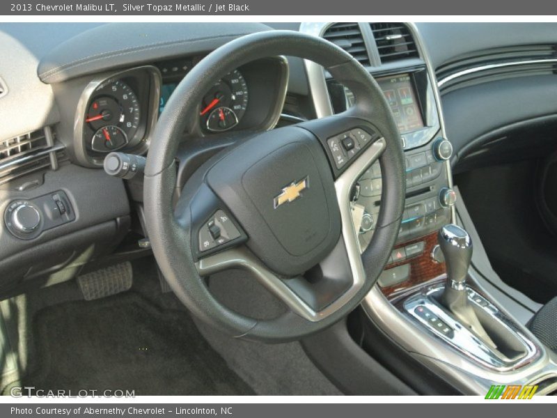 Silver Topaz Metallic / Jet Black 2013 Chevrolet Malibu LT