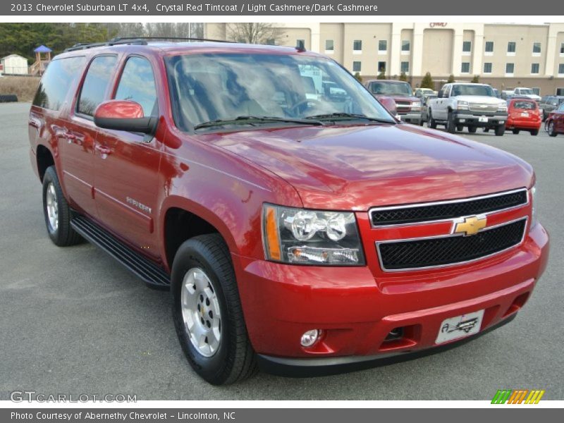 Crystal Red Tintcoat / Light Cashmere/Dark Cashmere 2013 Chevrolet Suburban LT 4x4
