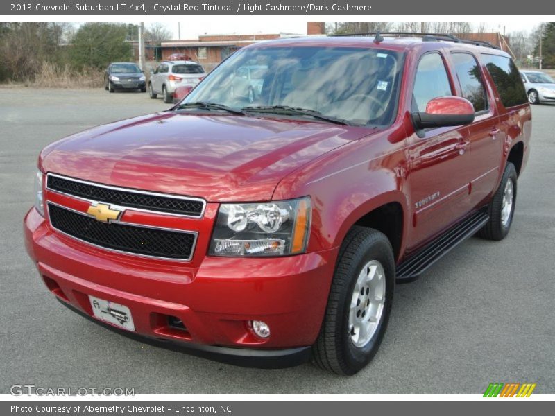 Crystal Red Tintcoat / Light Cashmere/Dark Cashmere 2013 Chevrolet Suburban LT 4x4