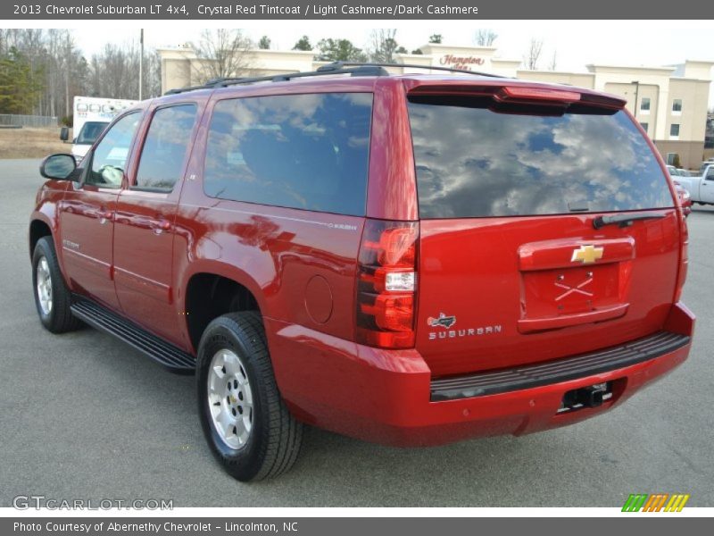 Crystal Red Tintcoat / Light Cashmere/Dark Cashmere 2013 Chevrolet Suburban LT 4x4