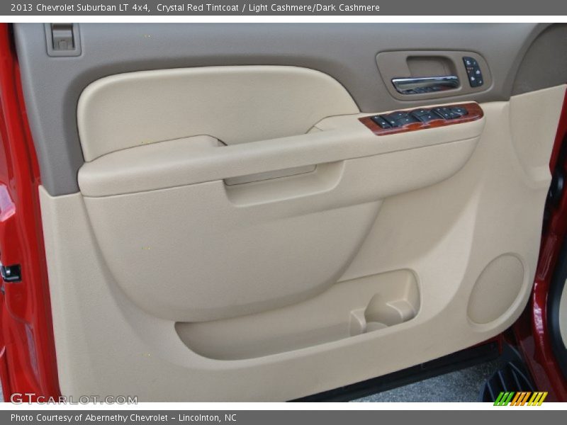 Crystal Red Tintcoat / Light Cashmere/Dark Cashmere 2013 Chevrolet Suburban LT 4x4
