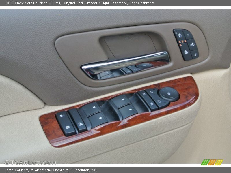 Crystal Red Tintcoat / Light Cashmere/Dark Cashmere 2013 Chevrolet Suburban LT 4x4