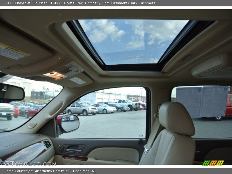 Crystal Red Tintcoat / Light Cashmere/Dark Cashmere 2013 Chevrolet Suburban LT 4x4