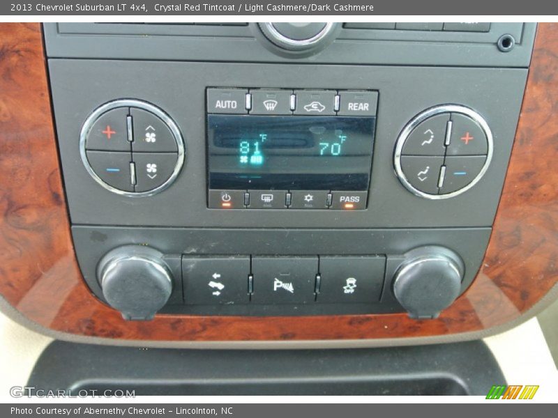 Crystal Red Tintcoat / Light Cashmere/Dark Cashmere 2013 Chevrolet Suburban LT 4x4