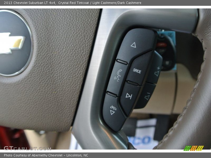 Crystal Red Tintcoat / Light Cashmere/Dark Cashmere 2013 Chevrolet Suburban LT 4x4