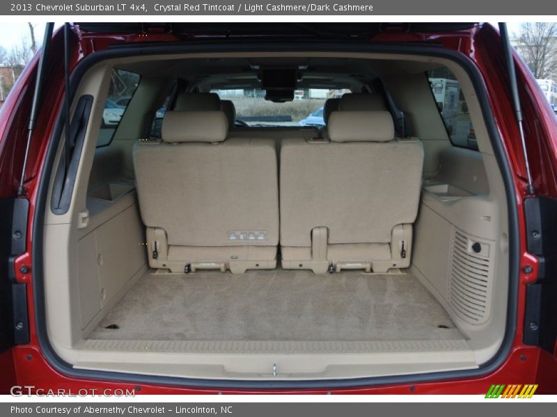 Crystal Red Tintcoat / Light Cashmere/Dark Cashmere 2013 Chevrolet Suburban LT 4x4