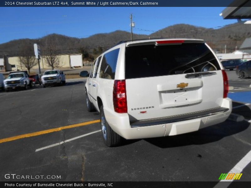 Summit White / Light Cashmere/Dark Cashmere 2014 Chevrolet Suburban LTZ 4x4