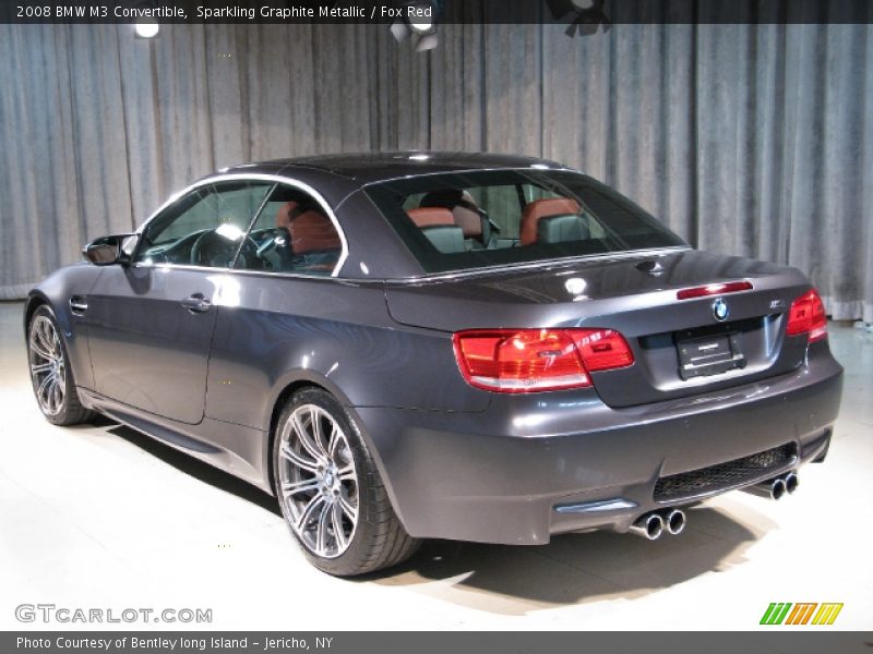 Sparkling Graphite Metallic / Fox Red 2008 BMW M3 Convertible