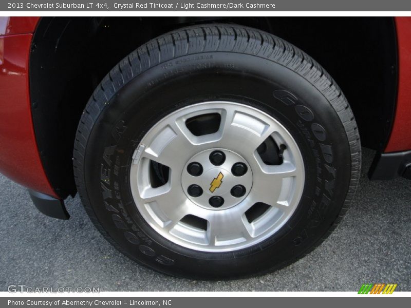 Crystal Red Tintcoat / Light Cashmere/Dark Cashmere 2013 Chevrolet Suburban LT 4x4