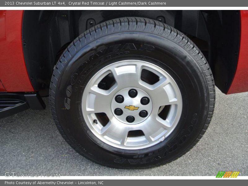 Crystal Red Tintcoat / Light Cashmere/Dark Cashmere 2013 Chevrolet Suburban LT 4x4