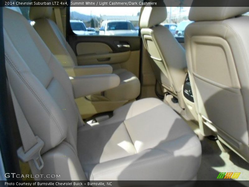 Summit White / Light Cashmere/Dark Cashmere 2014 Chevrolet Suburban LTZ 4x4