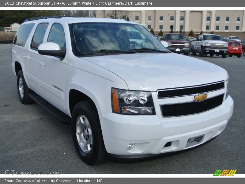 Summit White / Light Cashmere/Dark Cashmere 2013 Chevrolet Suburban LT 4x4