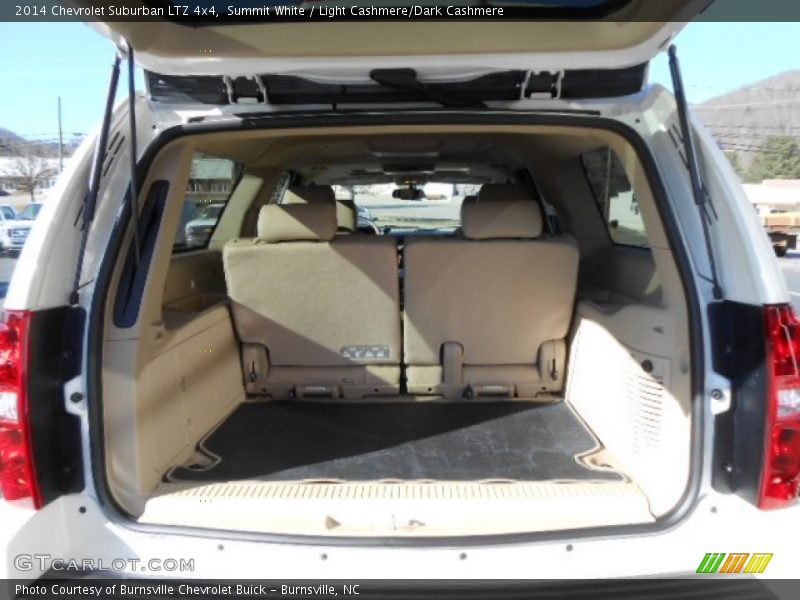 Summit White / Light Cashmere/Dark Cashmere 2014 Chevrolet Suburban LTZ 4x4