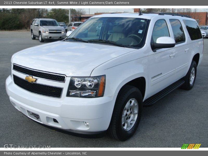 Summit White / Light Cashmere/Dark Cashmere 2013 Chevrolet Suburban LT 4x4