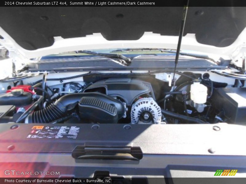 Summit White / Light Cashmere/Dark Cashmere 2014 Chevrolet Suburban LTZ 4x4