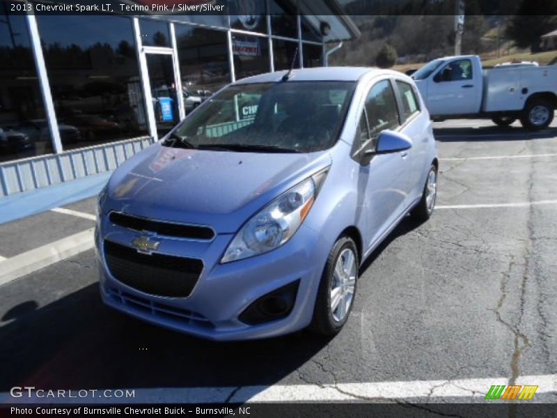 Techno Pink / Silver/Silver 2013 Chevrolet Spark LT