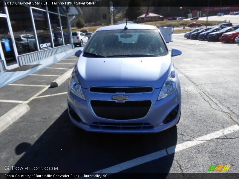 Techno Pink / Silver/Silver 2013 Chevrolet Spark LT