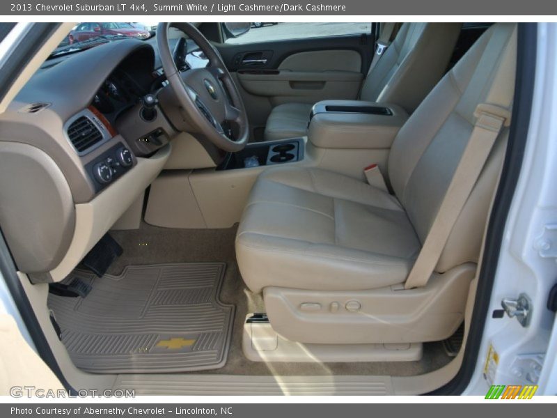 Summit White / Light Cashmere/Dark Cashmere 2013 Chevrolet Suburban LT 4x4