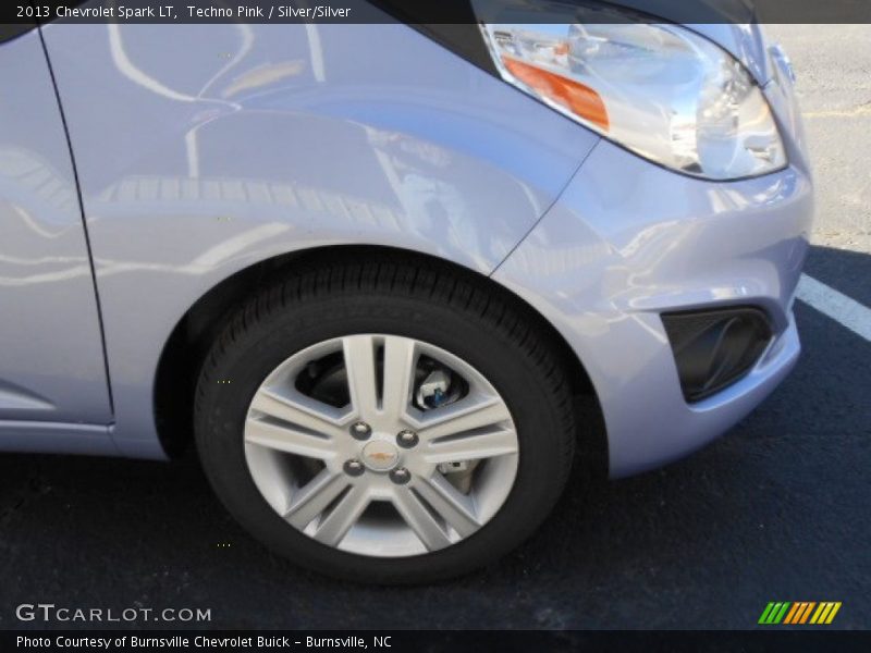 Techno Pink / Silver/Silver 2013 Chevrolet Spark LT