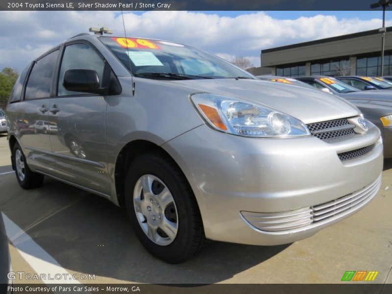 Silver Shadow Pearl / Stone Gray 2004 Toyota Sienna LE