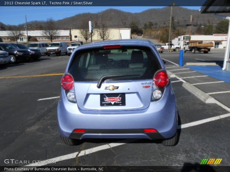 Techno Pink / Silver/Silver 2013 Chevrolet Spark LT