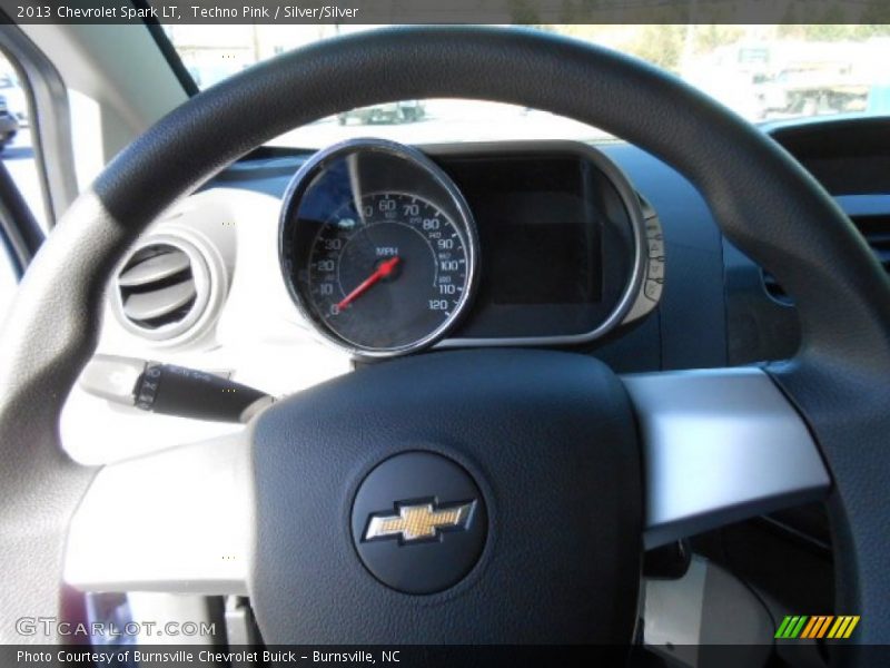 Techno Pink / Silver/Silver 2013 Chevrolet Spark LT