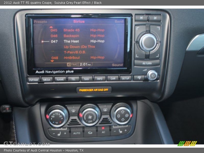 Suzuka Grey Pearl Effect / Black 2012 Audi TT RS quattro Coupe