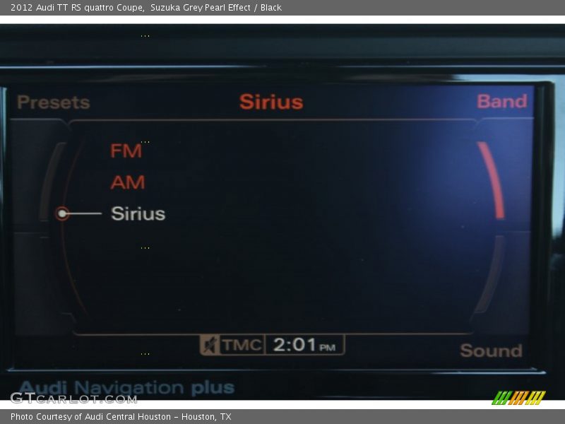 Suzuka Grey Pearl Effect / Black 2012 Audi TT RS quattro Coupe