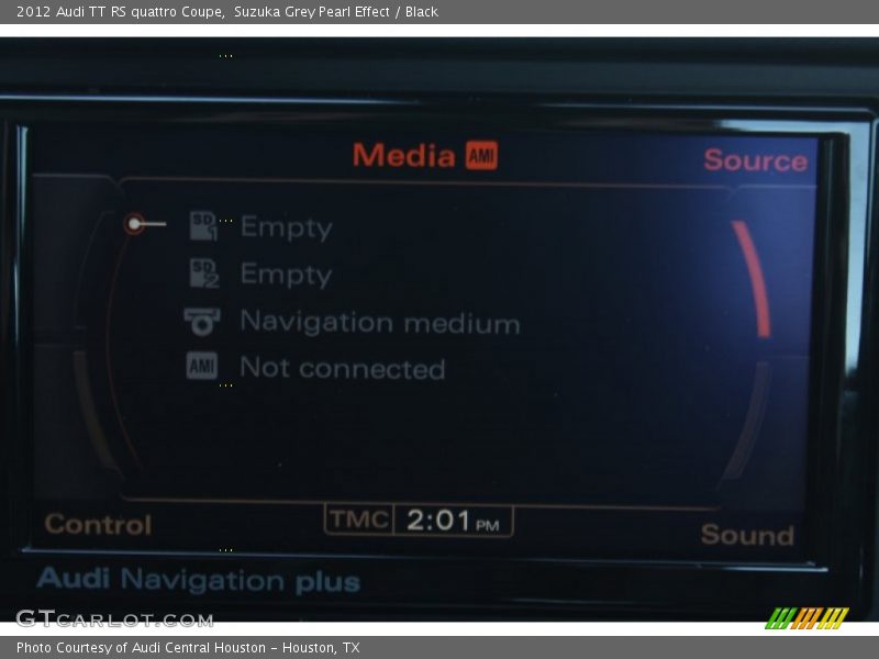 Suzuka Grey Pearl Effect / Black 2012 Audi TT RS quattro Coupe