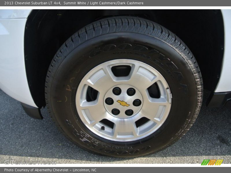 Summit White / Light Cashmere/Dark Cashmere 2013 Chevrolet Suburban LT 4x4