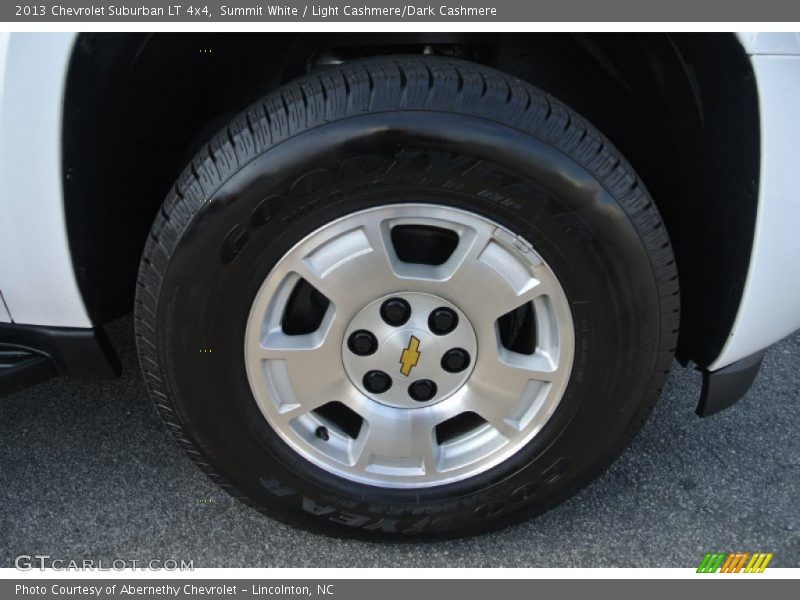 Summit White / Light Cashmere/Dark Cashmere 2013 Chevrolet Suburban LT 4x4